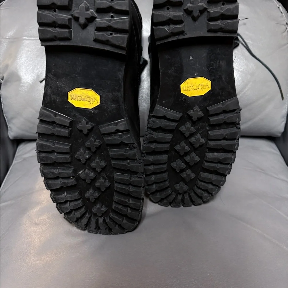 Black Leather Men's Boots - Picture 4 of 4